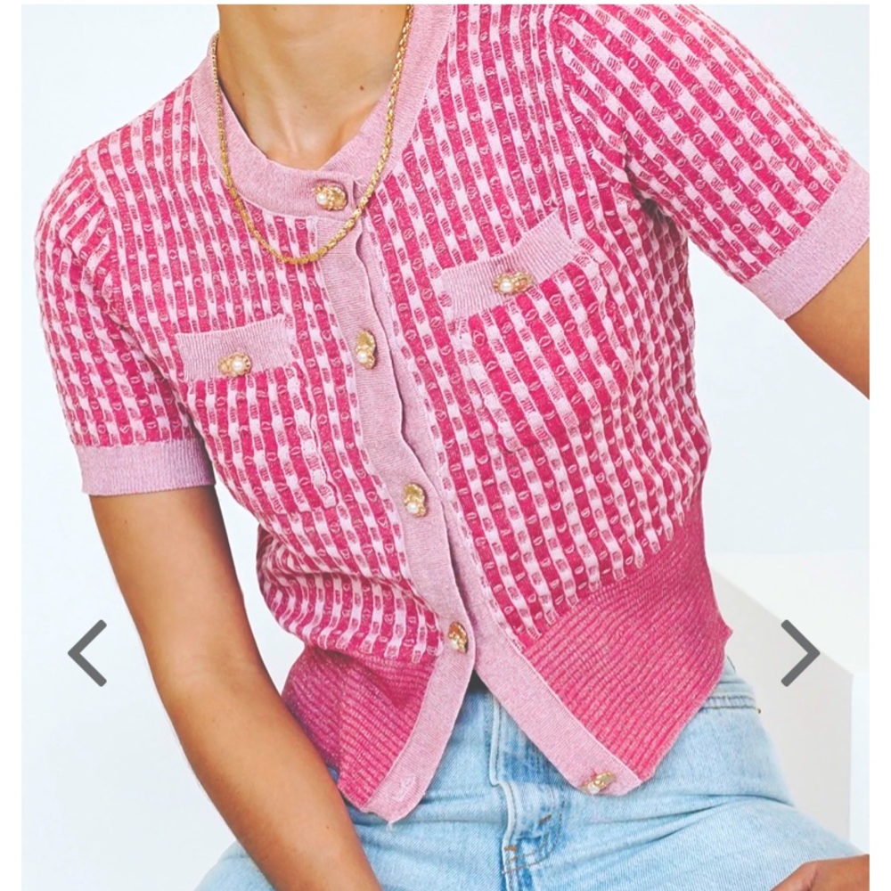 Verge Girl First Look Button Front Knit Top *BESTSELLER SOLD OUT ONLINE*